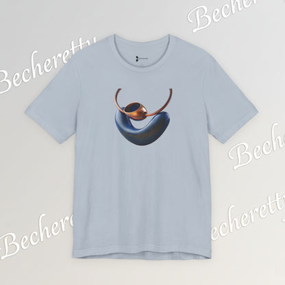 Necklace - Artistic design - T-Shirt short sleeve Becheretty- Fashion Casual Wear - Ideal Gift for Women