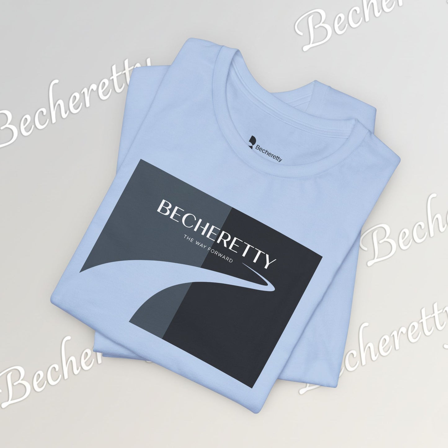 The Way Forward | Minimalist Cubist Graphic Tee Becheretty - Casual Wear, Gift Idea, Streetwear, Everyday Comfort