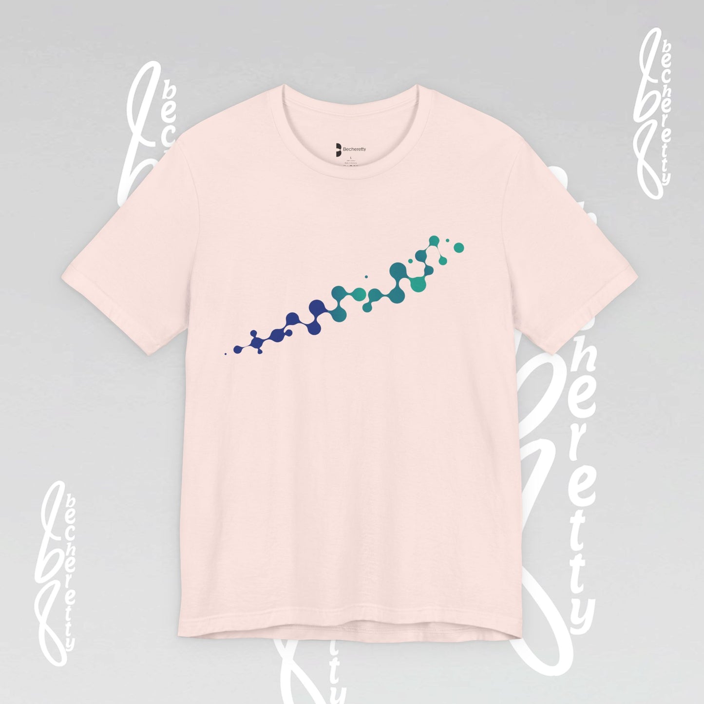 Abstract Graphic Tee - Supporting Autism Awareness - Becheretty design. Wear it to share the message