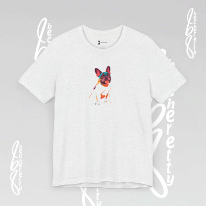 French Bulldog - T-Shirt - Artistic Graphic Design Becheretty - Unisex - Perfect Gift Dogs Lovers
