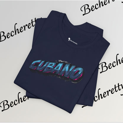 Graphic Tee "Cubano" Minimalist Art Graphic Becheretty - T-shirt that expresses confidence - Casual Wear
