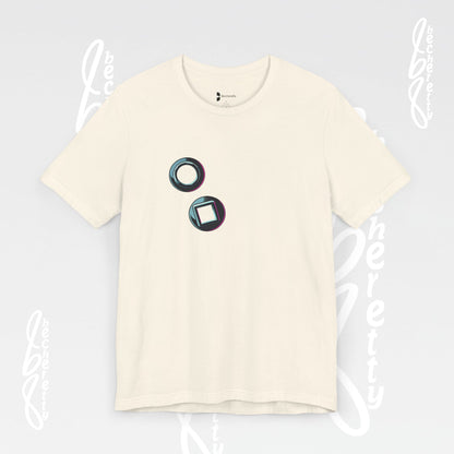 Graphic T-Shirt short sleeve, Unisex - Becheretty Minimalist Design - Casual Wear