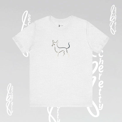 Chihuahua T-Shirt Unisex - Minimalist Art Graphic Becheretty - Trendy Tee - Casual Wear