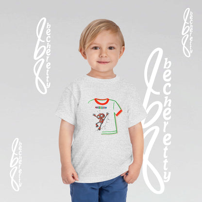 Toddler T-Shirt - Funny Robot Character Becheretty - Casual Kids outfit