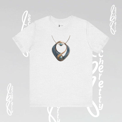 Necklace Artistic design - Statement T-Shirt Becheretty - Casual wear - Unique Graphic Top, Everyday Style