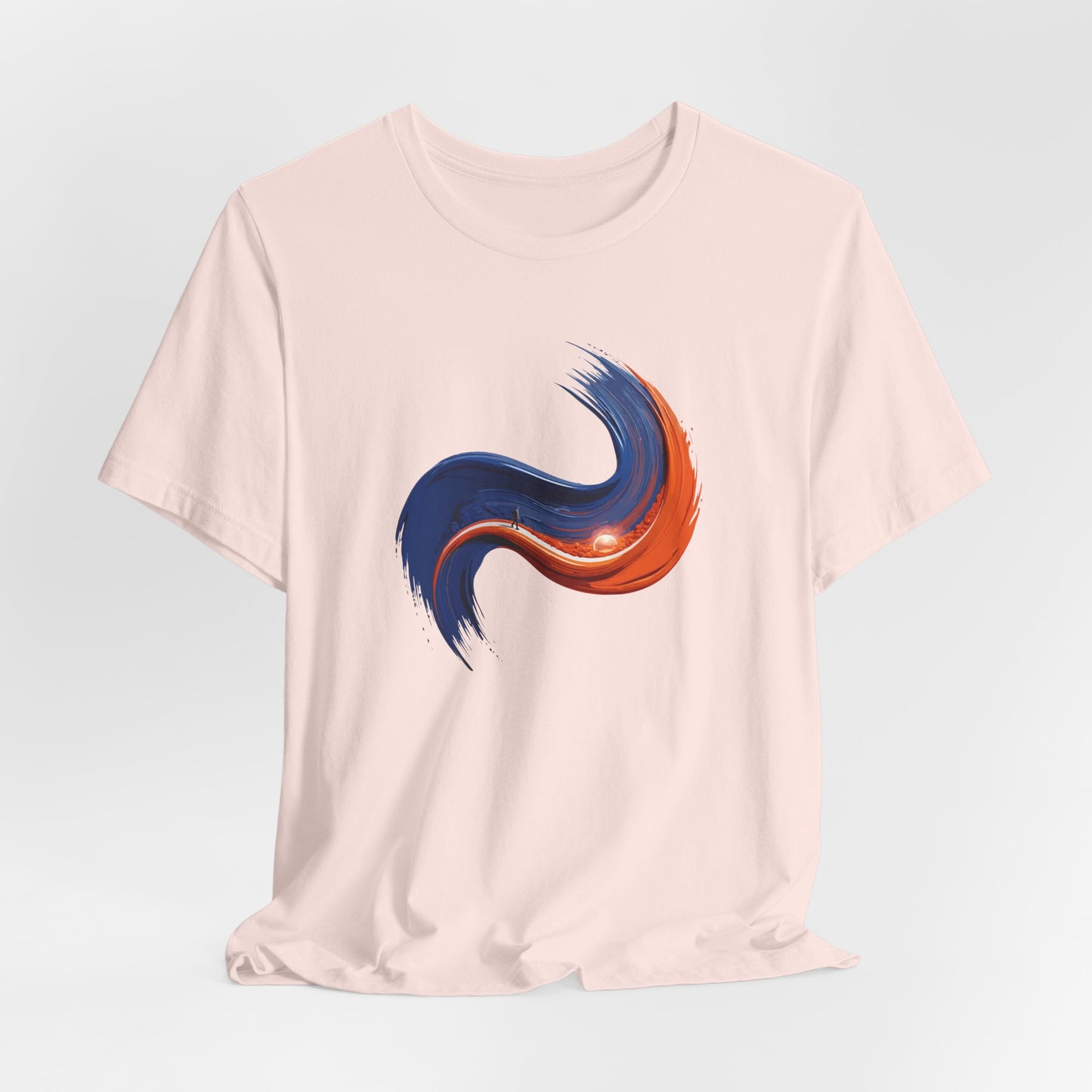 Graphic Abstract Colorful Brushstroke Tee - Art Minimalist Becheretty - Casual Wear - Authentic Apparel