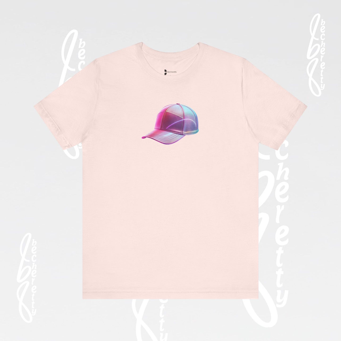 Graphic Tee - Colorful Cap Artistic Design Becheretty - Fun and Vibrant Vibe - Casual Wear