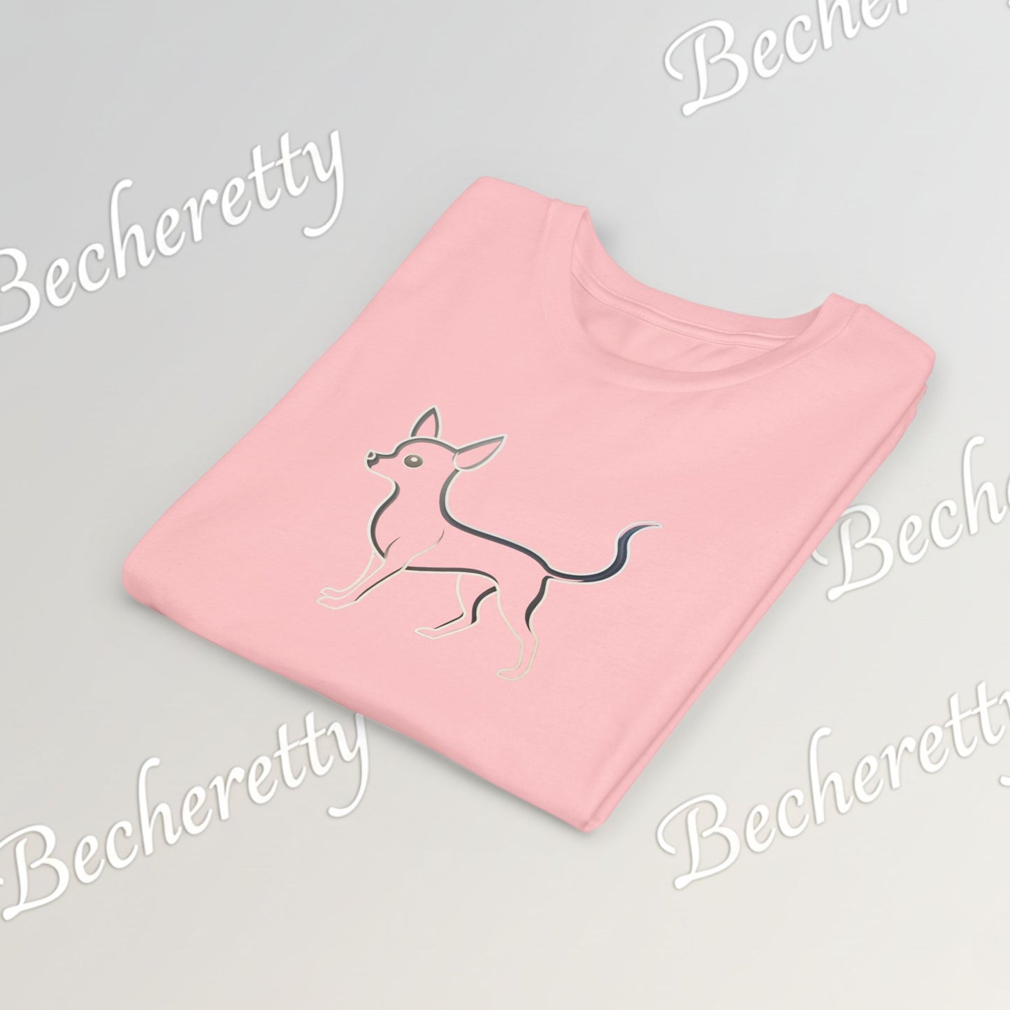 Youth T'Shirt - Graphic Chihuahua - Art Minimalist Becheretty - Perfect gift for Pet Lovers