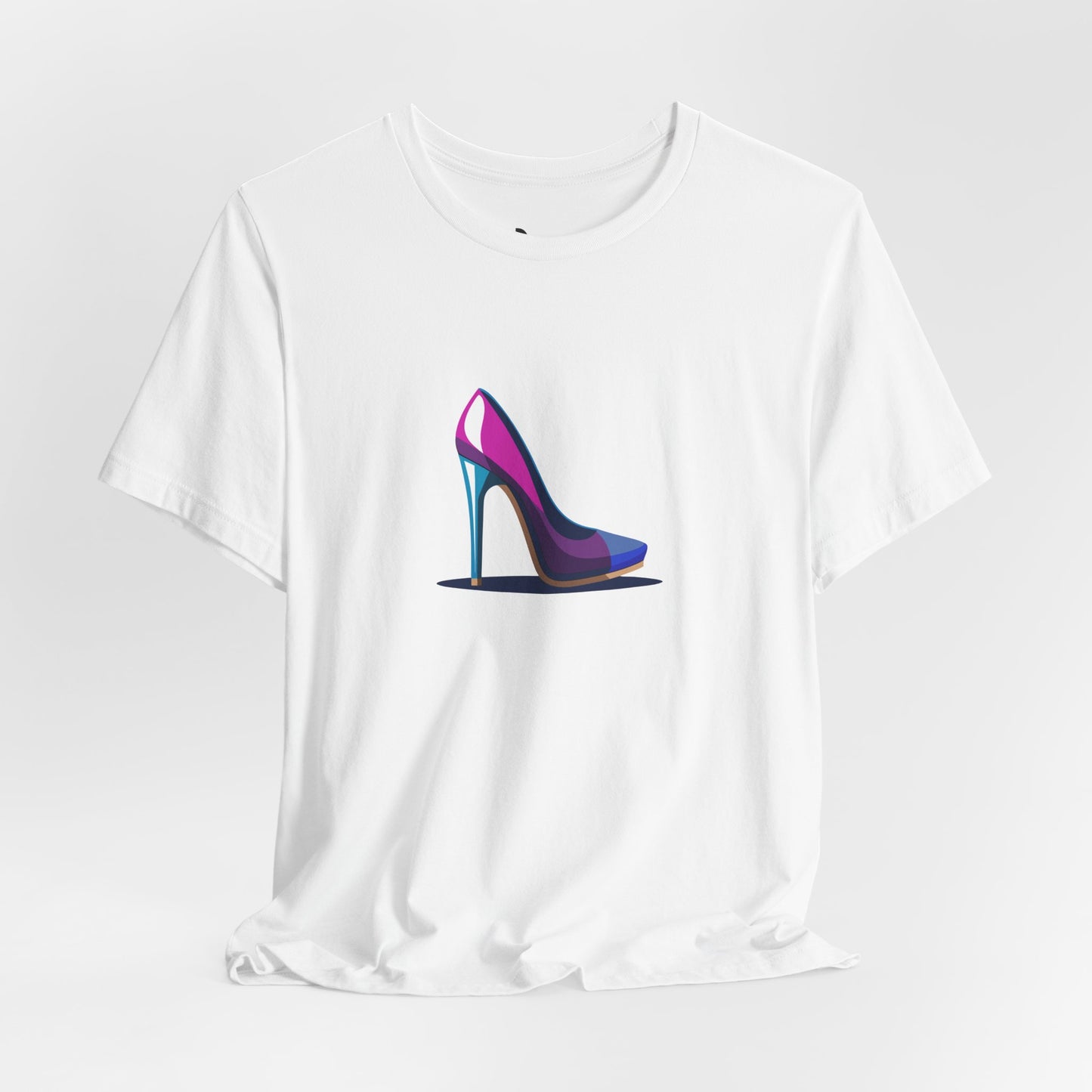 Colorful futuristic Stiletto T‑Shirt - Art Graphic Becheretty - A nod to your unique fashion style