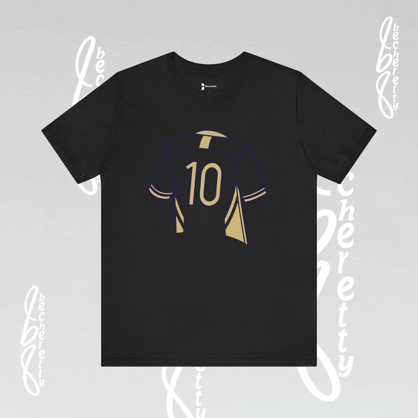 Soccer T-Shirt Number 10 Unisex - Graphic Becheretty - Game Day - Casual wear - Gift for Soccer Lovers