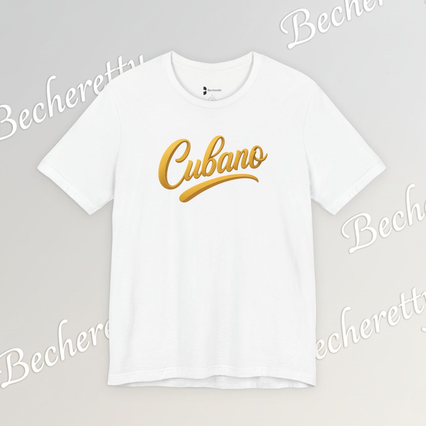 Graphic Tee "Cubano" Minimalist Art Graphic Becheretty - T-shirt that expresses confidence - Casual Wear