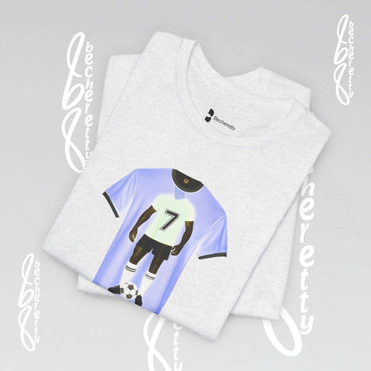 Soccer T-Shirt Number 7 - Graphic Becheretty - Perfect Gift for Soccer Lovers