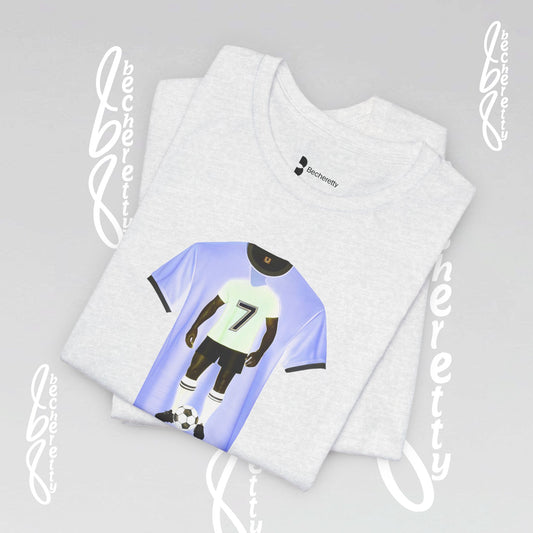 Soccer T-Shirt Number 7 - Graphic Becheretty - Perfect Gift for Soccer Lovers