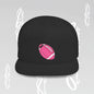 Snapback Baseball Cap with Pink American Football Ball Design by Becheretty