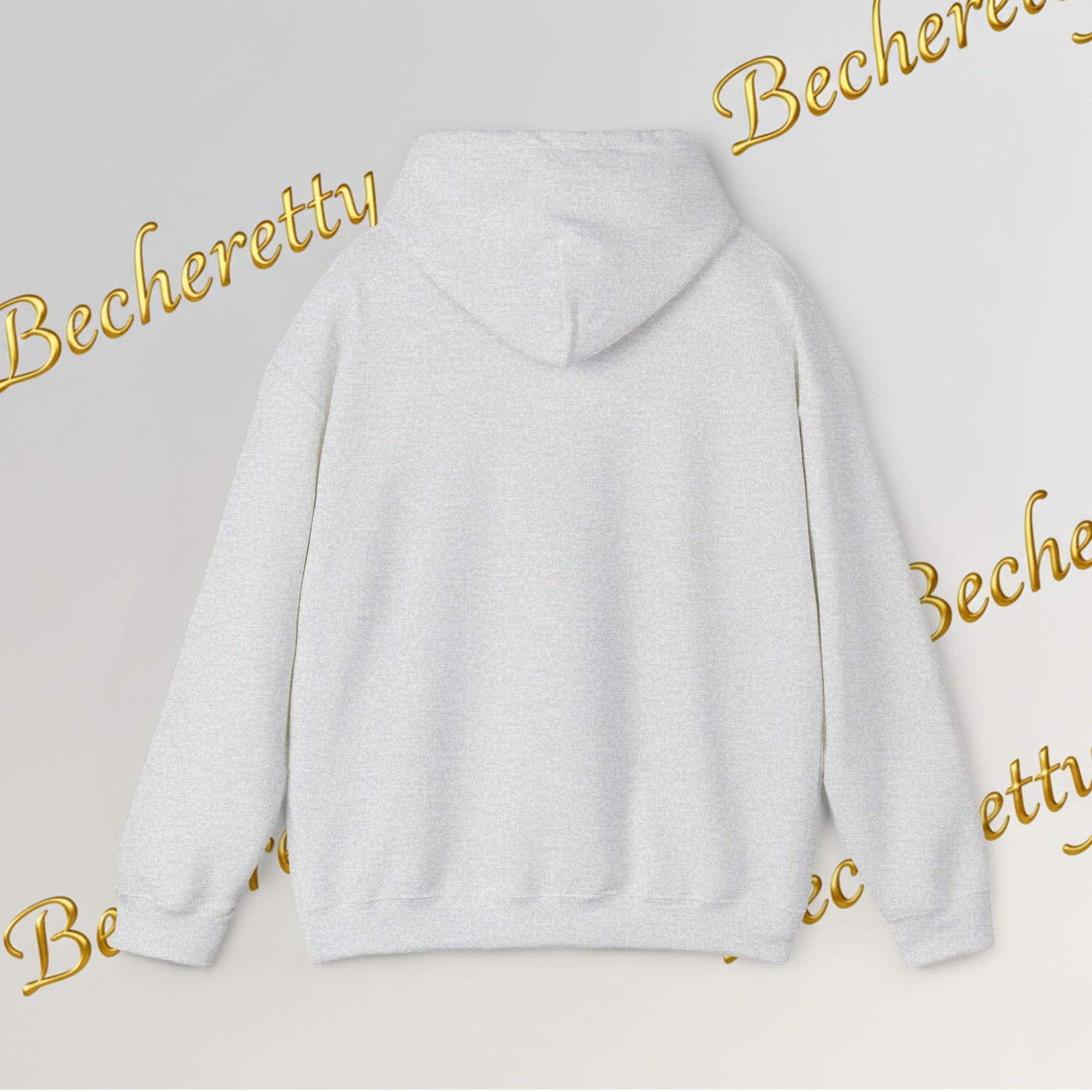 Graphic Hoodie - Smiling Sunset Brushstroke - Cute Happy Face- Art Minimalist Becheretty