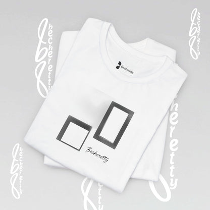 Minimalist Graphic Becheretty T-Shirt - Pixel Void Line - Modern Design for Art lovers - Casual Wear