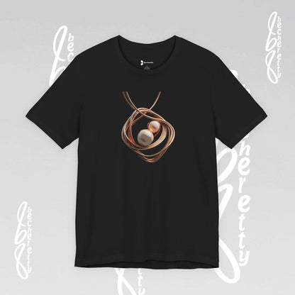 Art Lovers - Necklace t-Shirt Becheretty Casual Wear,  Everyday Fashion - Unique Style, Graphic T-Shirt