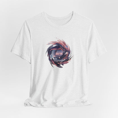 Graphic Art t-Shirt "Spiral Galaxy" - Abstract Cosmic Swirl Tee - Unique Design - Special Gift for Art Lovers
