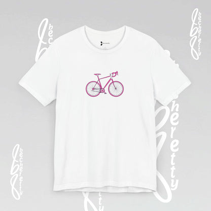 Pink Bike - Graphic T-Shirt Becheretty - Perfect gift for Bike Lovers - Casual Wear