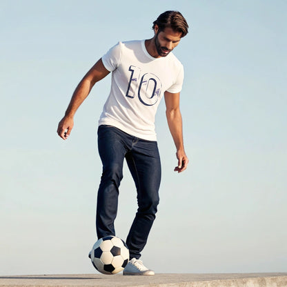 Stylish Unisex Tee - Number 10 - Casual Everyday Wear, Unique Gift  Sports Lovers, Becheretty Graphic, Team Spirit
