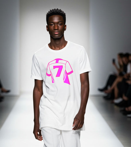 Soccer T-Shirt Number 7 - Unisex Graphic Design Minimalist Becheretty - New style of t-shirt for soccer fans