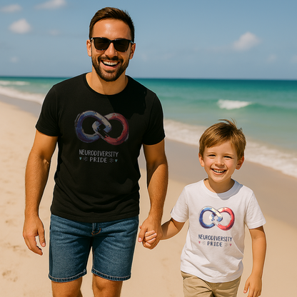Neurodiversity Pride Tee - Graphic Art Becheretty - Summer, Casual T-Shirt