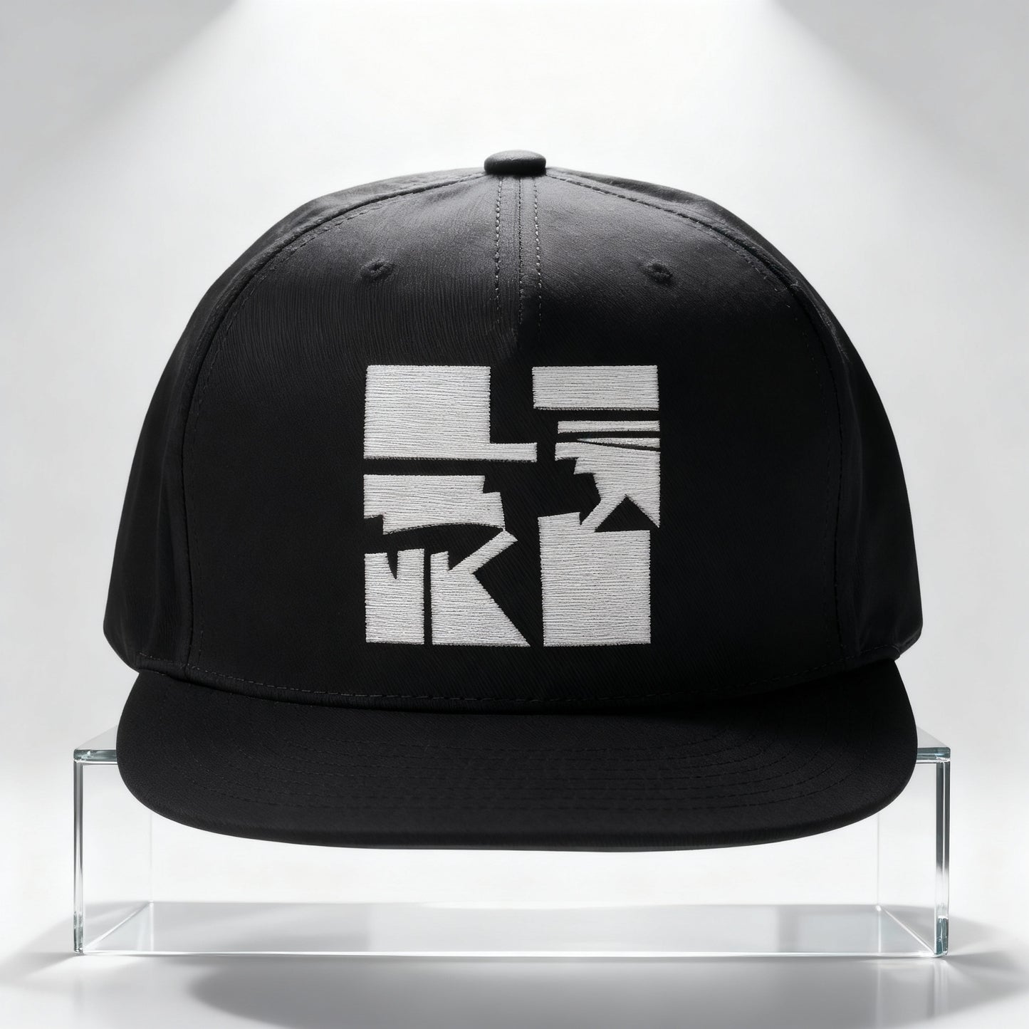 Embroidered Flat Bill Cap for Trendsetters - Art Graphic Becheretty