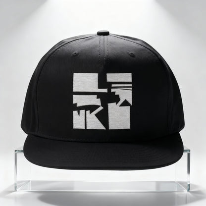 Embroidered Flat Bill Cap for Trendsetters - Art Graphic Becheretty