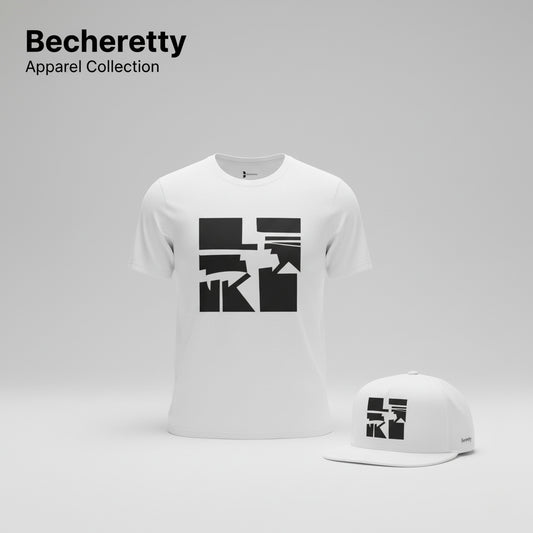 Abstract Graphic Art T-Shirt - Becheretty - Casual Wear - Gift for Art Lovers - Modern Artwork Apparel
