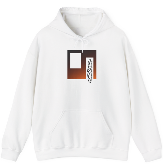 "The Horizon" Abstract Script Hoodie - Art Minimalist Becheretty - Everyday wear - Artistic & Cozy