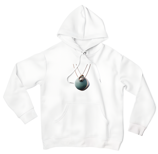 Abstract 3D Geometric Necklace Hoodie - Art Graphic Becheretty - Unisex, Original Gift for Friends