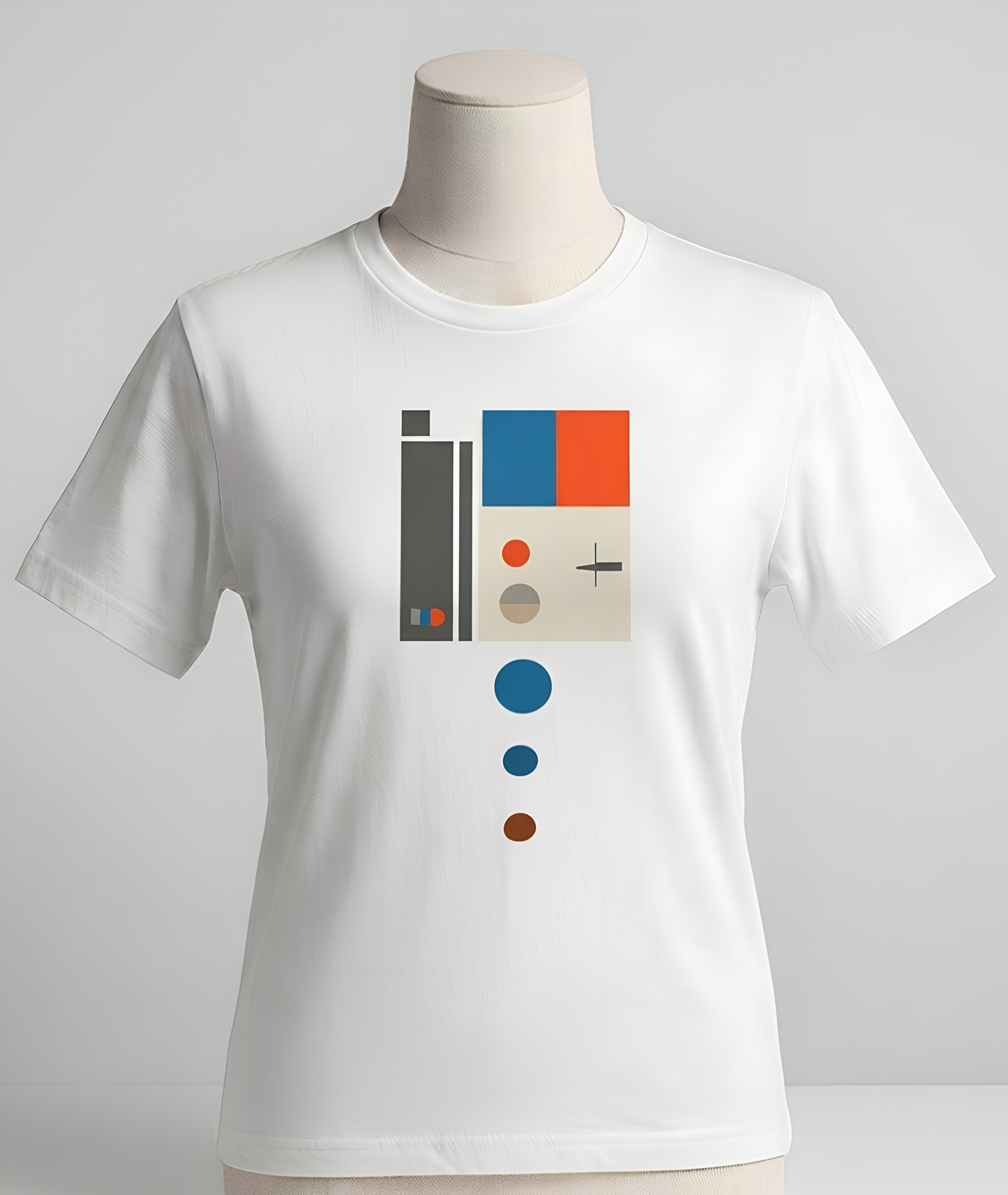Artistic Graphic T-Shirt Becheretty - Perfect Gift for Art Lovers - Bauhaus-inspired geometric artwork