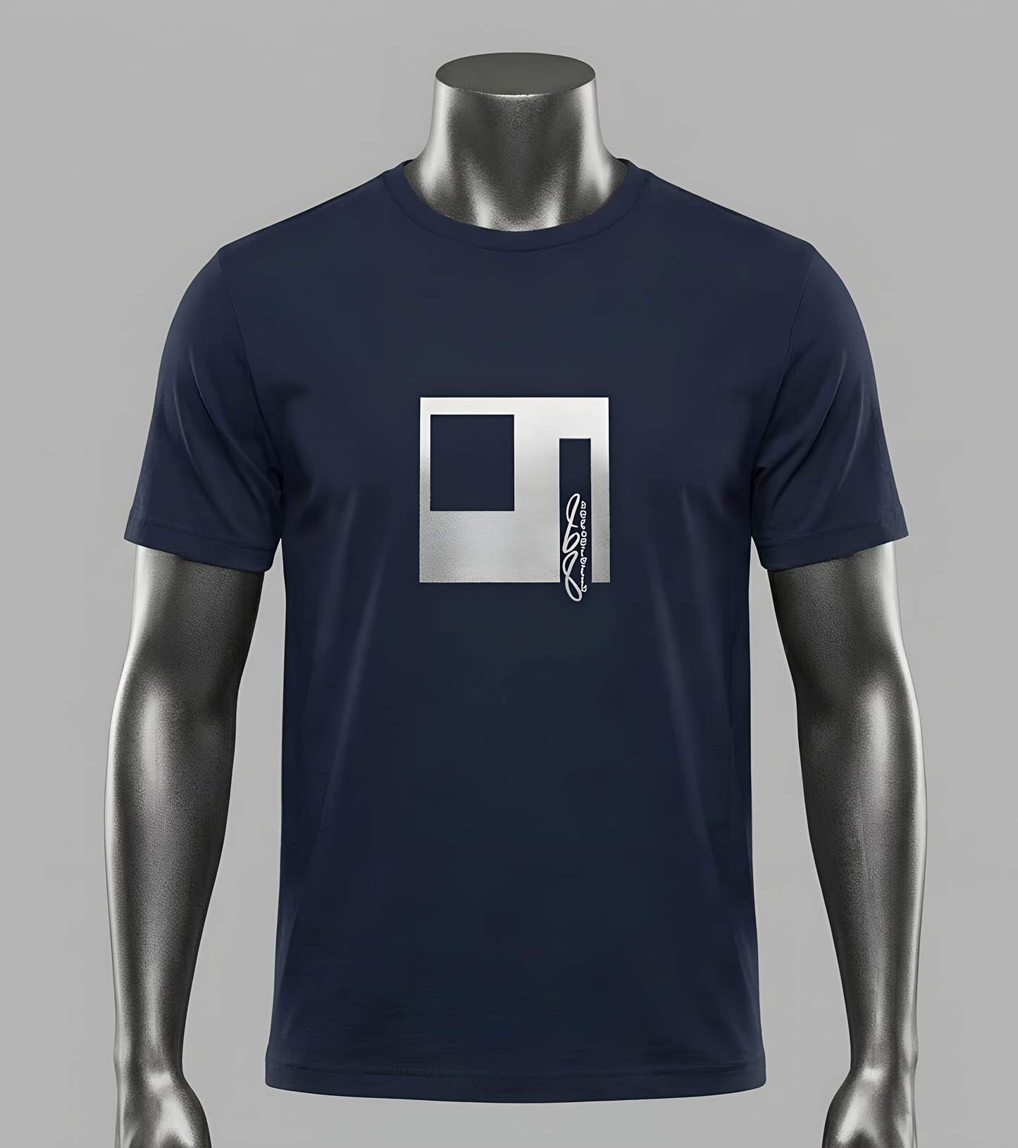 Cubist Portal Premium Tee - Minimalist Art Graphic Becheretty - Design that merges architectural precision and abstract expressionism.