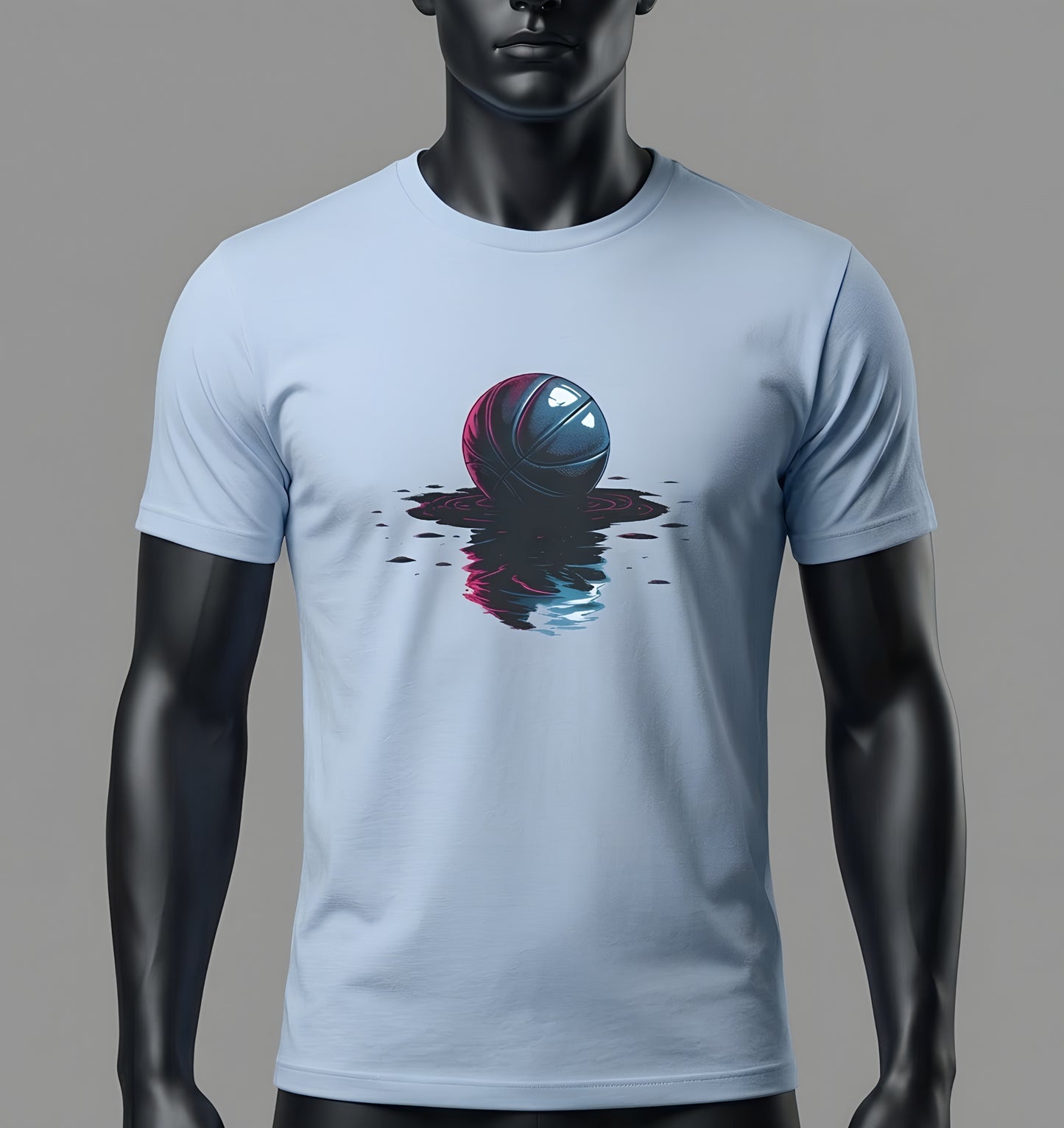 Abstract Basketball T-Shirt - Art Graphic Becheretty - Perfect gift for Basketball Lovers - Casual Wear