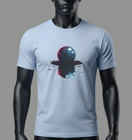 Abstract Basketball T-Shirt - Art Graphic Becheretty - Perfect gift for Basketball Lovers - Casual Wear