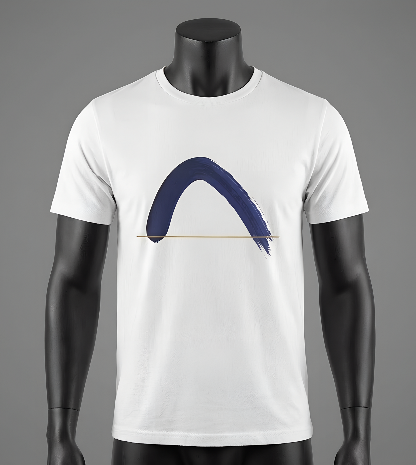 The Horizon Arc | Minimalist Brushstroke Tee - Art Graphic Becheretty - Exclusive series focused on clean, intentional art.