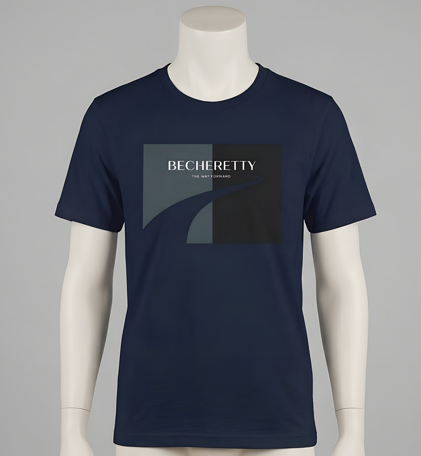 The Way Forward | Minimalist Cubist Graphic Tee Becheretty - Casual Wear, Gift Idea, Streetwear, Everyday Comfort