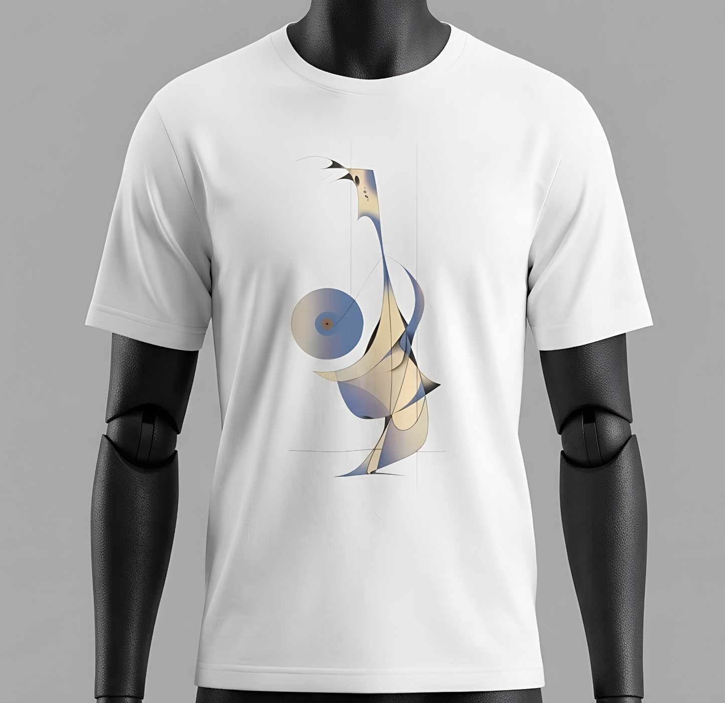 Abstract DJ Tee - Art Graphic Minimalist Becheretty - Perfect for Casual Outfits, Gift for Friends, Summer Style.