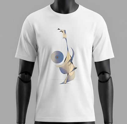 Abstract DJ Tee - Art Graphic Minimalist Becheretty - Perfect for Casual Outfits, Gift for Friends, Summer Style.