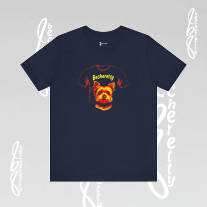 Yorkshire Graphic Tee Becheretty - Artistic Design for Yorkie Lovers & Best gift for them