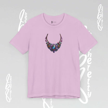 Colorful Necklace Design - Bohemian Inspire - Short Sleeve T'Shirt - Perfect gift for women