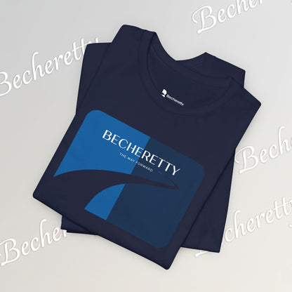 Becheretty Logo Tee — Minimal Retro Road Graphic Art Minimalist Becheretty -  Summer Outing, Casual wear