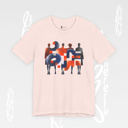 Abstract Graphic Tee Becheretty - Wear the Art - Become Part of the Composition