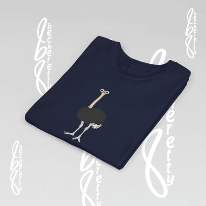 Youth Ostrich Graphic Tee - Becheretty desing for Kids, Cool Summer Top, Gift for Birthdays, Animal Lovers Tee