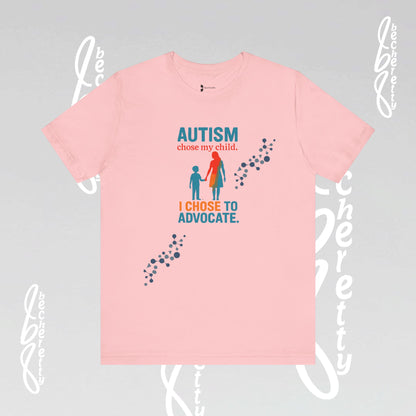Autism Awareness Unisex Tee - Becheretty Graphic - Perfect gift for parents and friends supporting the cause.