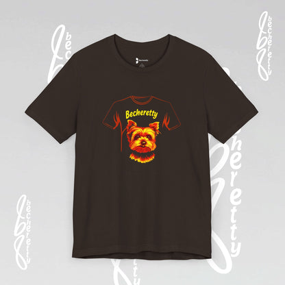 Yorkshire Graphic Tee Becheretty - Artistic Design for Yorkie Lovers & Best gift for them