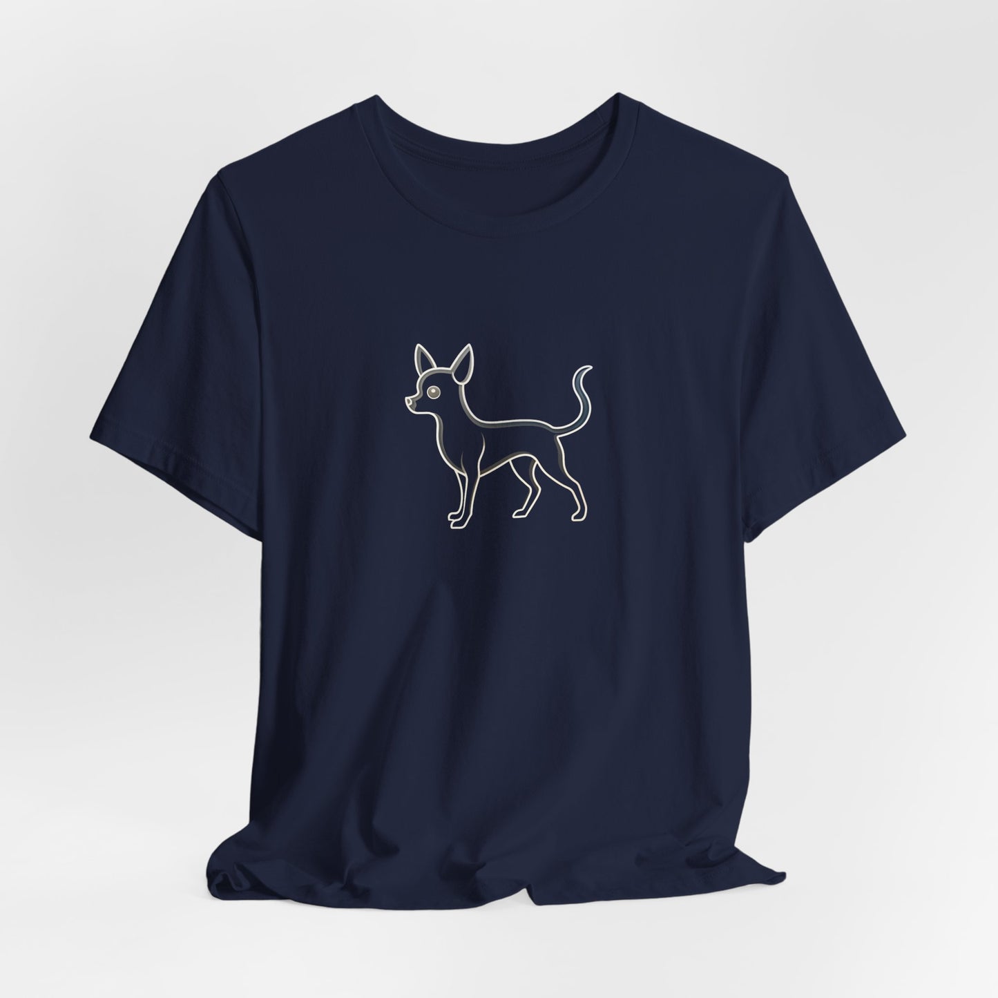 The Minimalist Muse: Chihuahua Line Art Tee Becheretty - "dog lovers"— less is often much more.