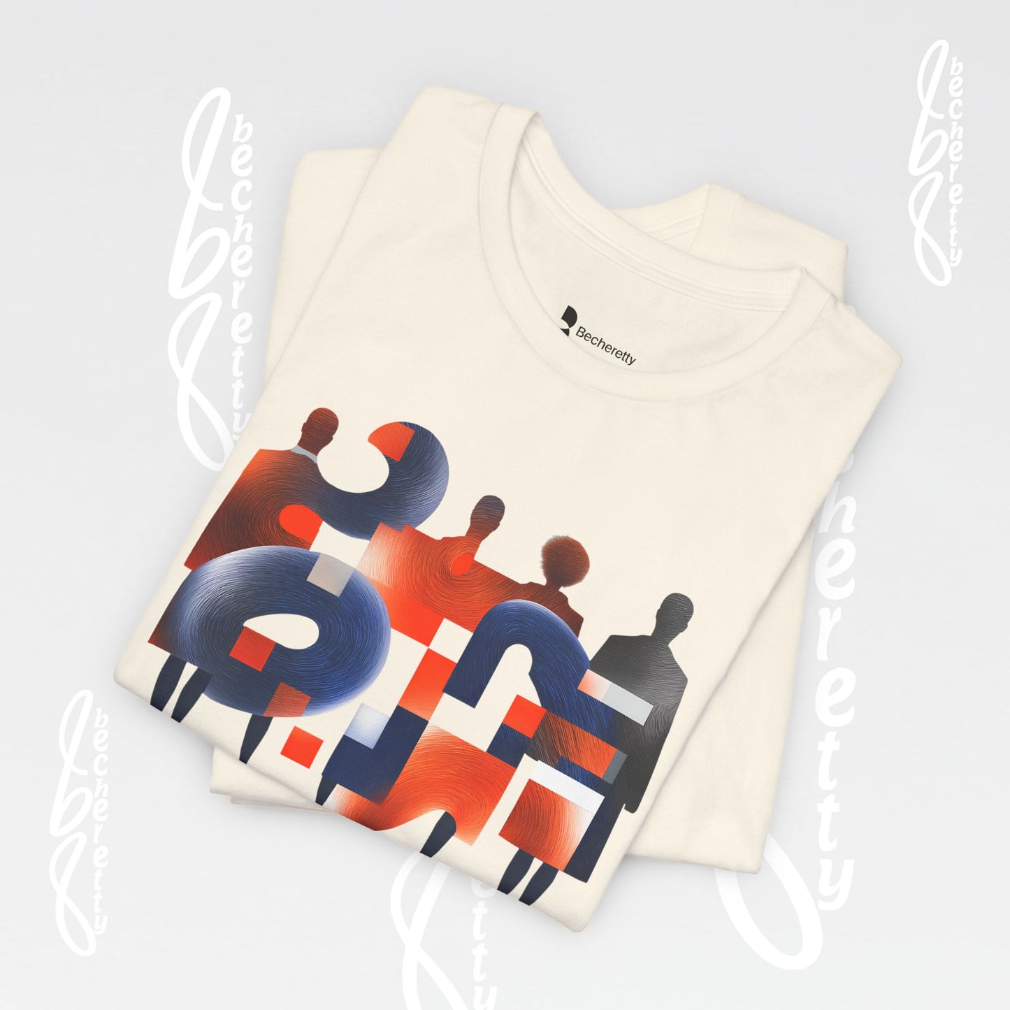 Abstract Graphic Tee Becheretty - Wear the Art - Become Part of the Composition