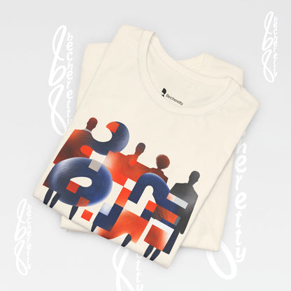 Abstract Graphic Tee Becheretty - Wear the Art - Become Part of the Composition