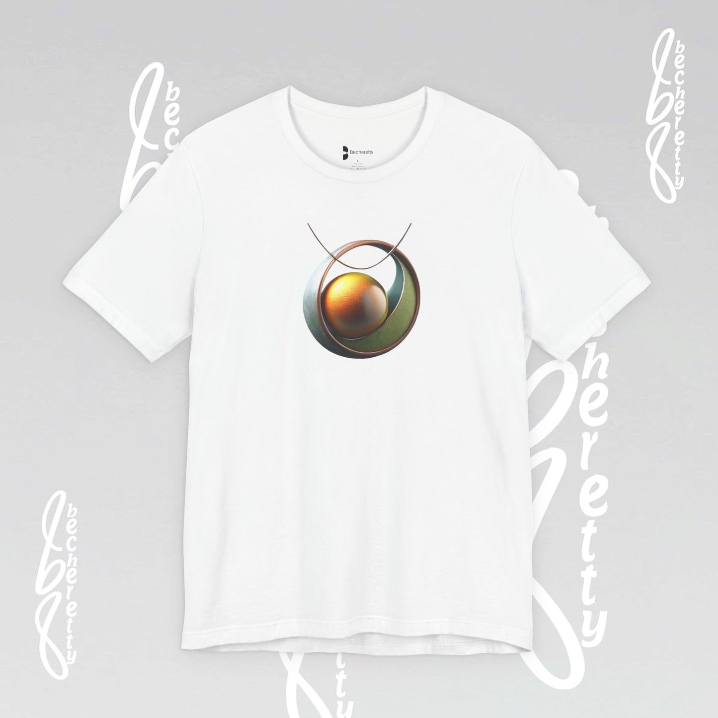 Art Graphic Becheretty "Necklace" - Stylish Design T-Shirt - Casual Wear, Gift for Art Lovers, Everyday Style, Unique Art Apparel